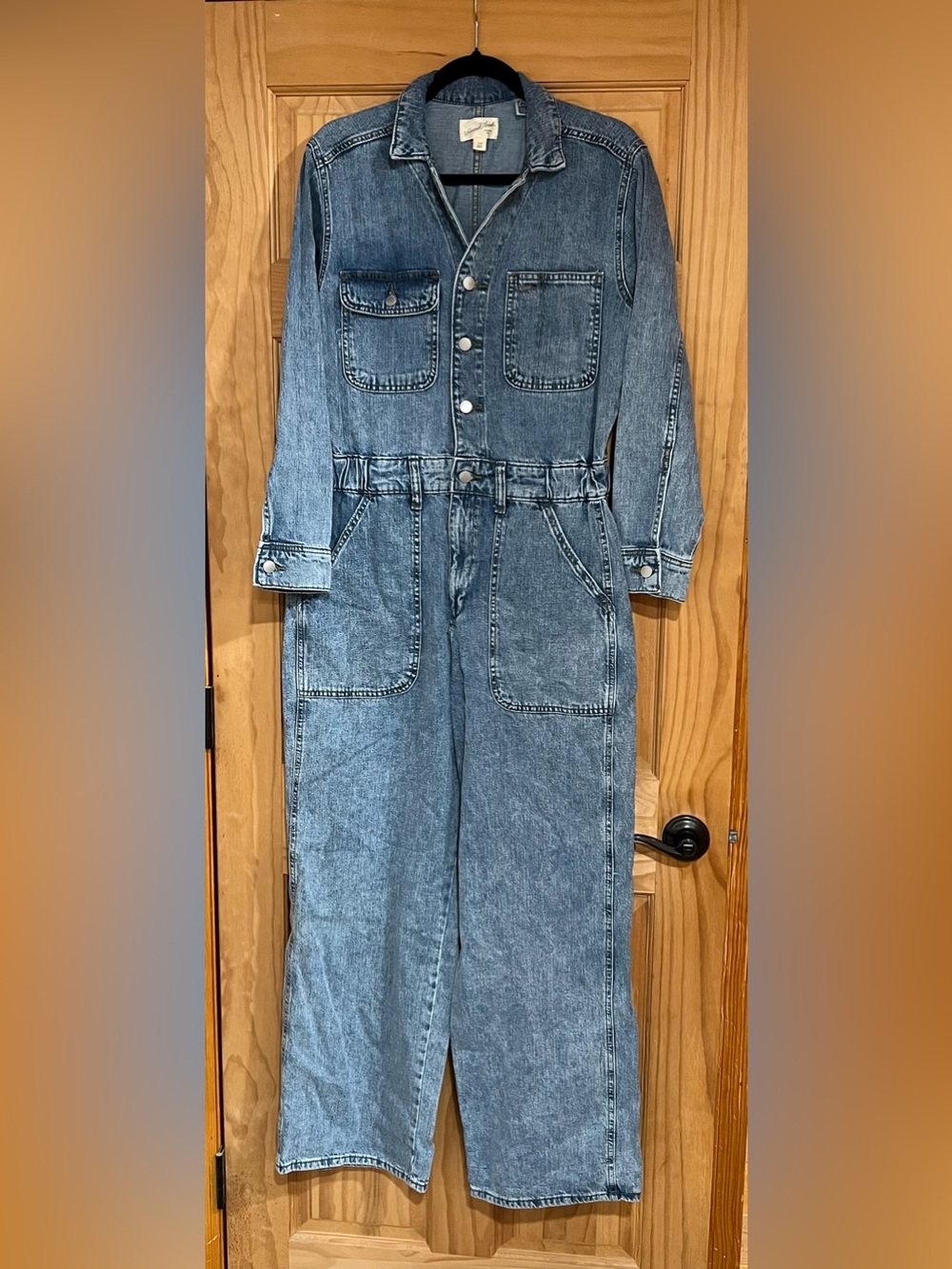 Universal Thread Women’s Denim Jumpsuit - Light Blue